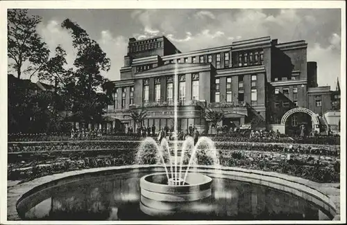 Bad Teplitz-Schoenau Stadttheater Leuchtbrunnen / Polen /Polen