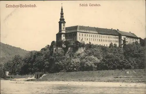 Tetschen-Bodenbach Schloss Tetschen / Polen /Polen