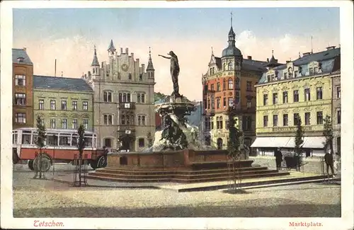 Tetschen-Bodenbach Marktplatz / Polen /Polen