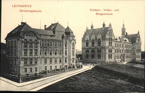 Leitmeritz Buergerschule Divisionsgebaeude / Polen /Polen