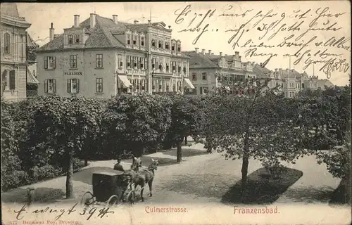 Franzensbad Culmerstrasse Kutsche