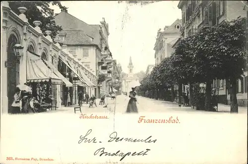 Franzensbad Kirchstrasse / Polen /Polen