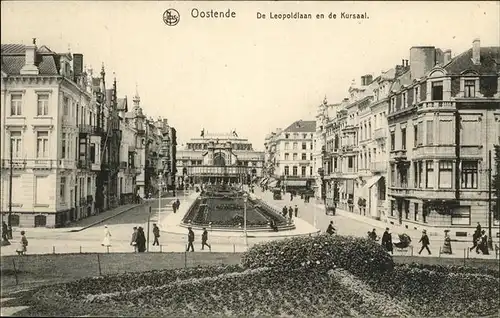 hw15191 Oostende West-Vlaanderen De Leopoldean en de Kursaal Kategorie.  Alte Ansichtskarten