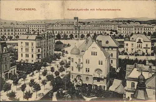 Reichenberg Tschechien Infantriekaserne Radetzkystrasse Kat. Liberec