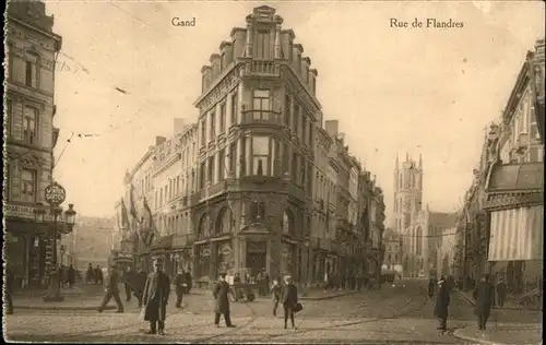 Gand Belgie Rue de Flandres Kat. 