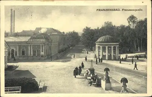 Franzensbad Franzensquelle Boehmen Kat. Frantiskovy Lazne