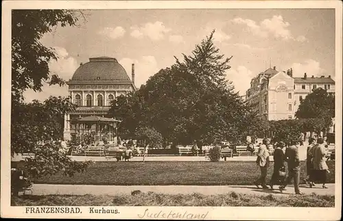 Franzensbad Kurhaus Park