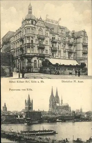 Koeln Hotel Koelner Hof M. Auer Kat. Koeln
