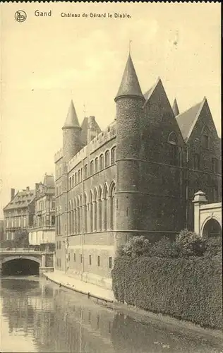 Gand Belgie Chateau du Gerard le Daible Kat. 
