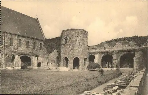 Gand Belgie Ruines Abbaye Saint Bavon Kat. 