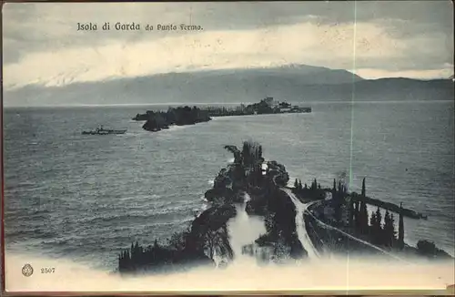 Isola di Garda Lago di Garda da Punto Fermo Kat. Italien