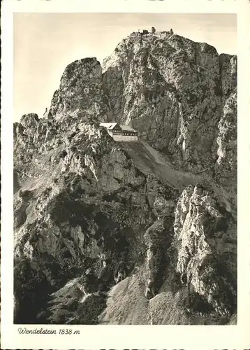 Wendelstein mit Wendelsteinhaus Kat. Bayrischzell