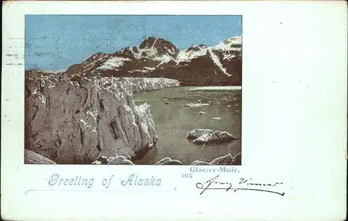 Alaska Glacier Muir Nationalpark Kat. Juneau