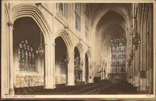 Bath  Abbey Interior East Kat. Grossbritannien