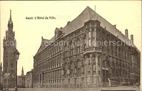 Gand Belgie Hotel de Ville Kat. 