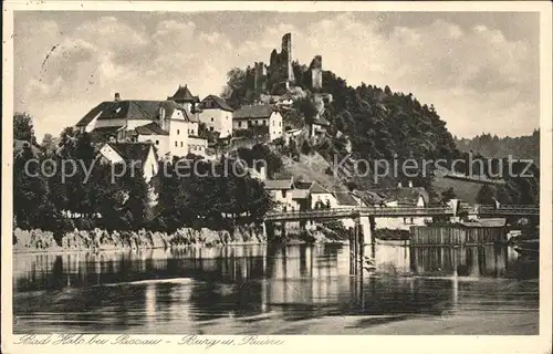Bad Hals Passau Burg und Ruine Kat. Passau