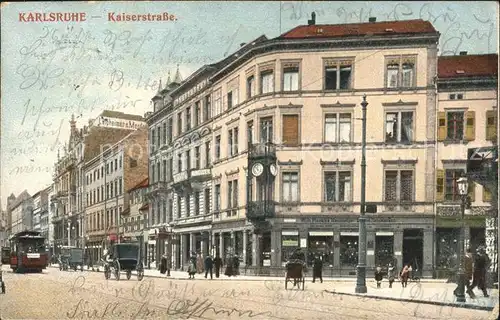 Karlsruhe Kaiserstrasse Kat. Karlsruhe