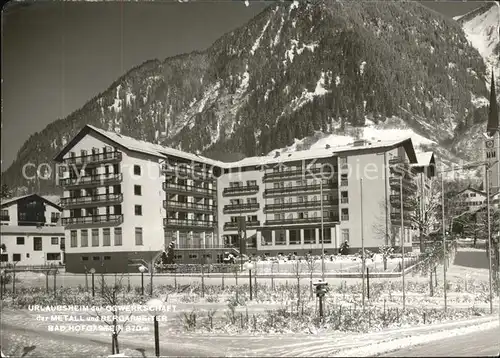 Bad Hofgastein Salzburg Urlaubsheim der Gewerkschaft der Metall und Bergarbeiter Kat. Bad Hofgastein