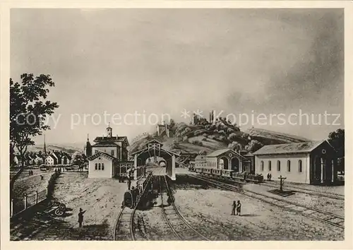 Zuerich Eisenbahn 1847 Spanisch Broedlibahn / Zuerich /Bz. Zuerich City