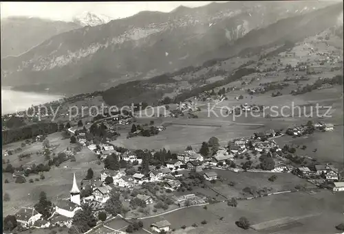 Aeschi Spiez Fliegeraufnahme Kat. Aeschi Spiez