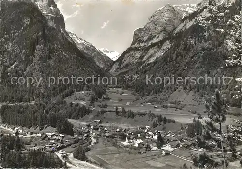 Vaettis Panorama mit Sardona Glarner Alpen Kat. Vaettis