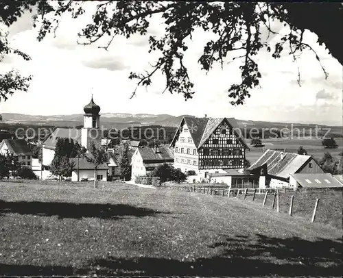 Andwil Gallen Ortsansicht mit Kirche Kat. Andwil