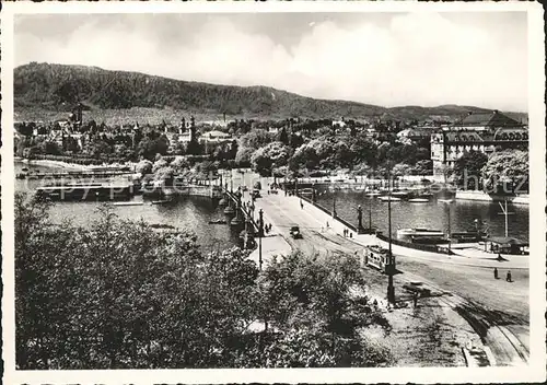 Zuerich Quaibruecke und Uetliberg Strassenbahn / Zuerich /Bz. Zuerich City