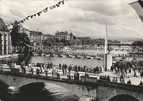 Zuerich Jubilaeumsfeier 600 Jahre Bund der Eidgenossen / Zuerich /Bz. Zuerich City