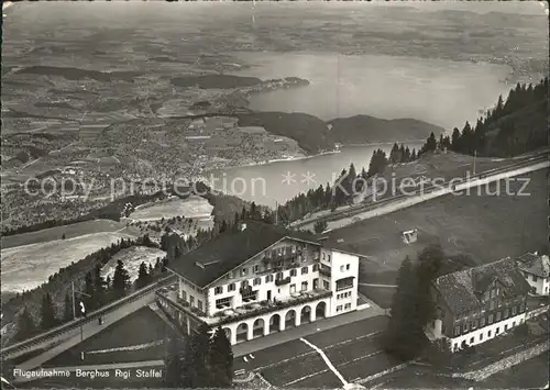 Rigi Staffel Fliegeraufnahme Berghus Rigi Kat. Rigi Staffel