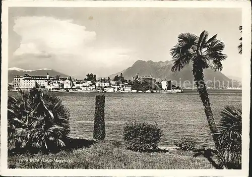 Isola Bella Lago Maggiore Panorama  Kat. Italien