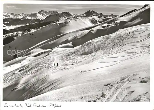 Lenzerheide Chur Val Scalottas Skiabfahrt Kat. Lenzerheide