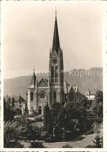 Zuerich Kirche Wiedikon / Zuerich /Bz. Zuerich City