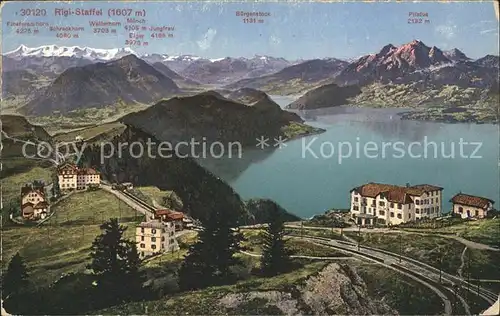 Rigi Staffel Hotels mit Alpenpanorama Kat. Rigi Staffel