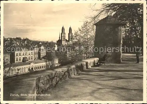 Zuerich Blick vom Lindenhof / Zuerich /Bz. Zuerich City