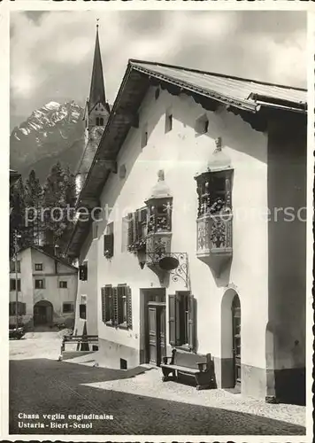 Scuol Engadinerhaus Ustaria Biert Kat. Scuol