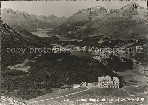 Muottas Muraigl mit Blick auf das Oberengadin Kat. Muottas Muraigl