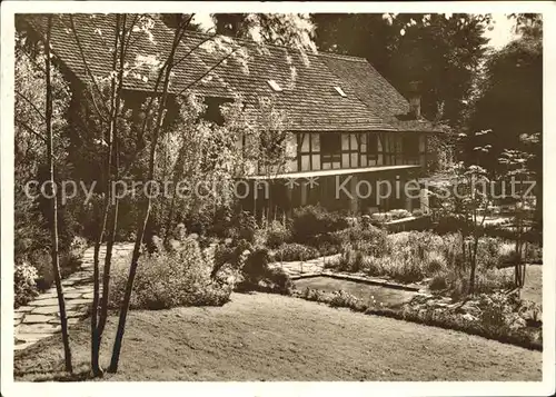 Zuerich ZUGA 1933 Garten beim Riegelhaus Eugen Fritz & Co. / Zuerich /Bz. Zuerich City