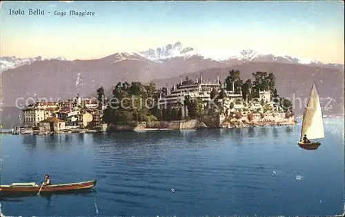 Isola Bella Lago Maggiore Laog Maggiore Boote Kat. Italien