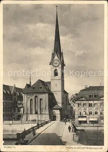 Zuerich Fraumuensterkirche / Zuerich /Bz. Zuerich City