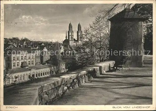 Zuerich Blick vom Lindenhof / Zuerich /Bz. Zuerich City