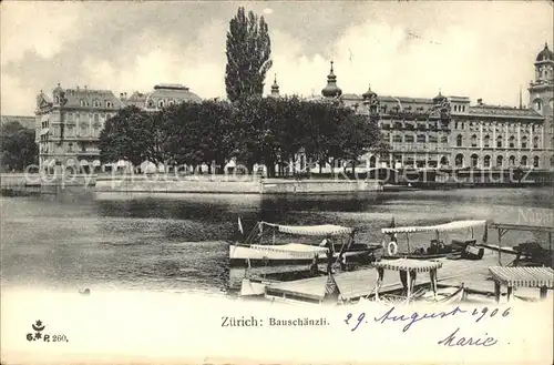 Zuerich Bauschaenzli / Zuerich /Bz. Zuerich City