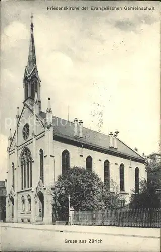 Zuerich Friedenskirche der ev Gemeinschaft / Zuerich /Bz. Zuerich City