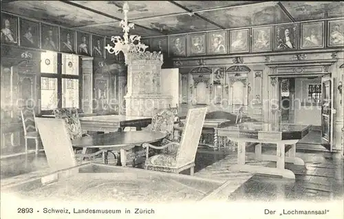 Zuerich Schweizer Landesmuseum Der Lochmannsaal / Zuerich /Bz. Zuerich City
