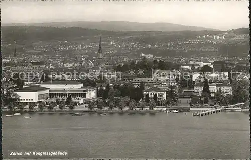 Zuerich mit Kongressgebaeude / Zuerich /Bz. Zuerich City