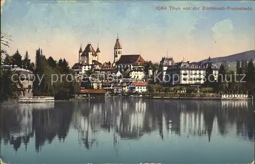 Thun Blick von Baechimatt Promenade