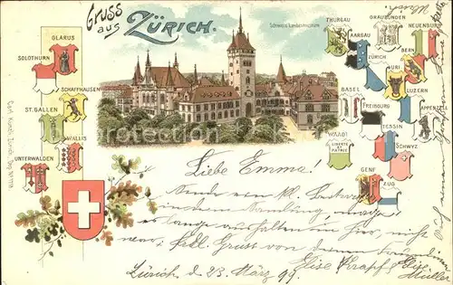 Zuerich ZH Landesmuseum / Zuerich /Bz. Zuerich City