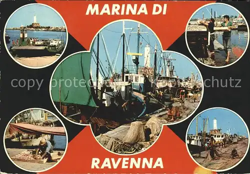 Ravenna Marina di Ravenna Fischer Hafen Kat. Ravenna
