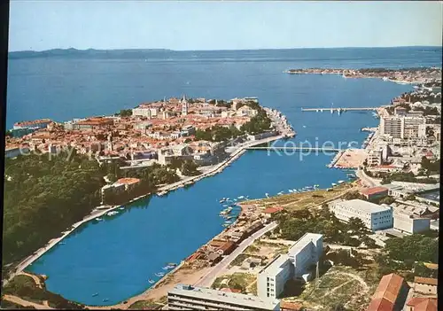 Zadar Hafen Fliegeraufnahme Kat. Zadar