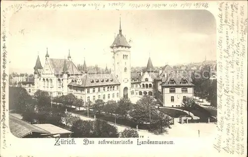 Zuerich Schweizer Landesmuseum / Zuerich /Bz. Zuerich City