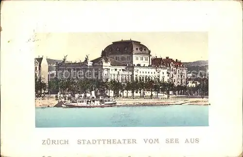 Zuerich Stadttheater Faehrschiff / Zuerich /Bz. Zuerich City